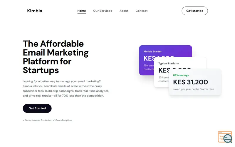 Screenshot of Kimbla