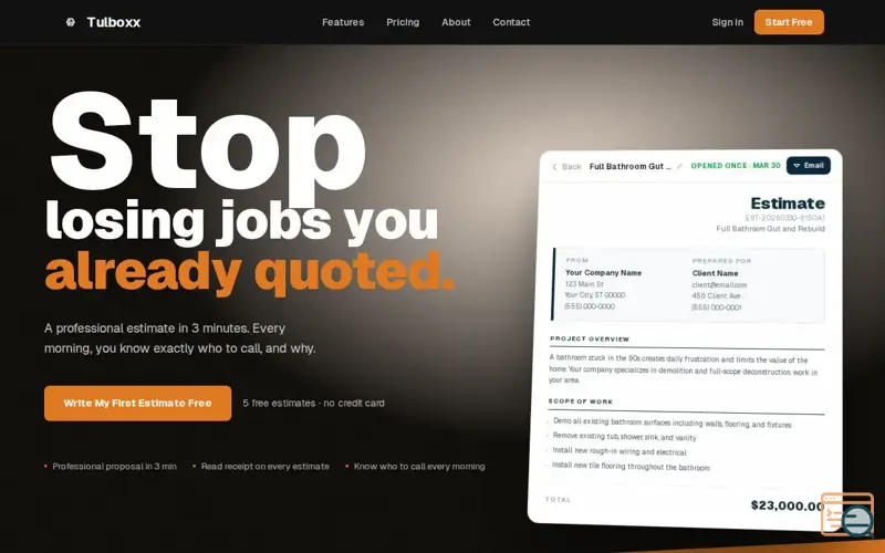 Screenshot of Tulboxx