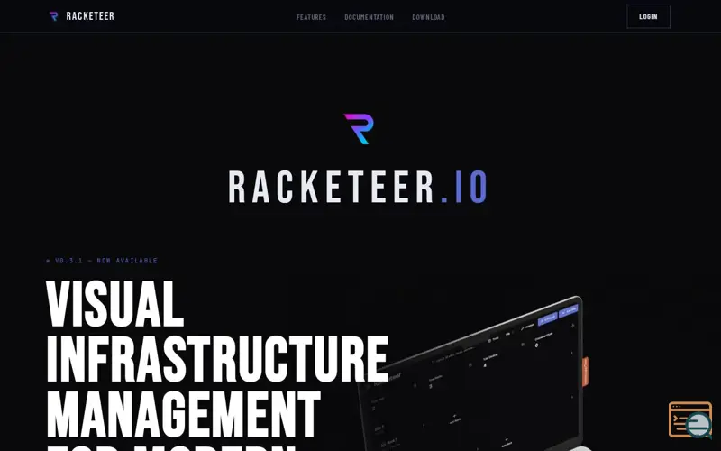 Screenshot of Racketeer — Visual Rack Management Tool