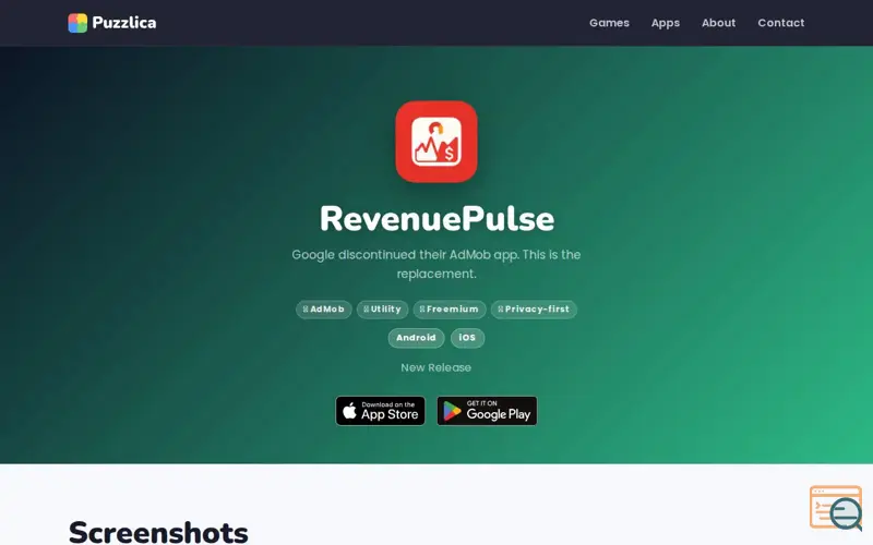 Screenshot of Revenue Pulse: Admob Tracker