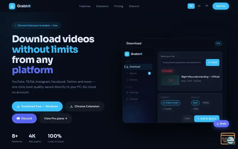 Screenshot of Grabbit