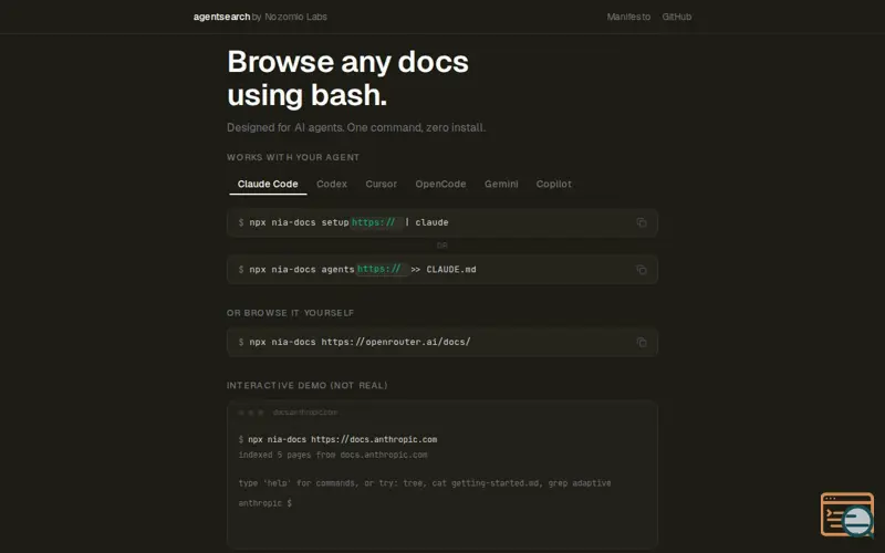 Screenshot of Agentsearch