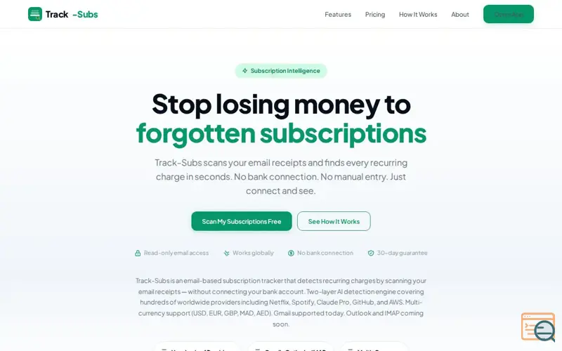 Screenshot of Track-Subs