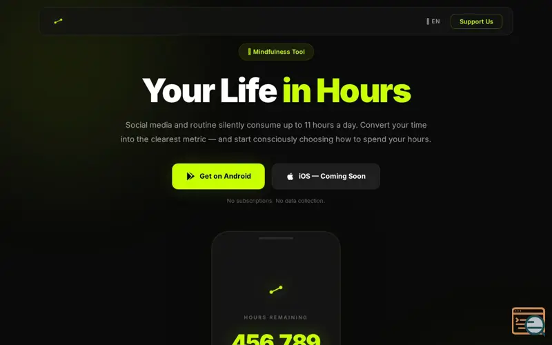 Screenshot of aTimer