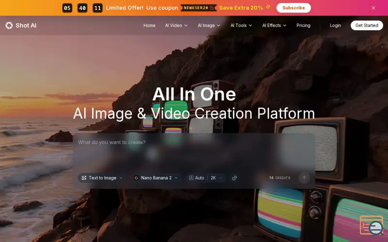 Screenshot of ShotAI