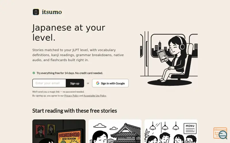 Screenshot of Itsumo