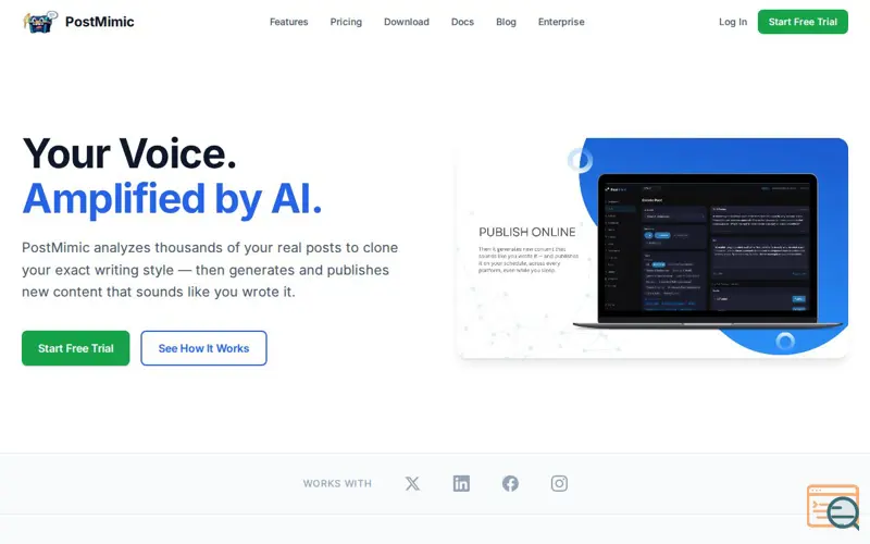 Screenshot of PostMimic