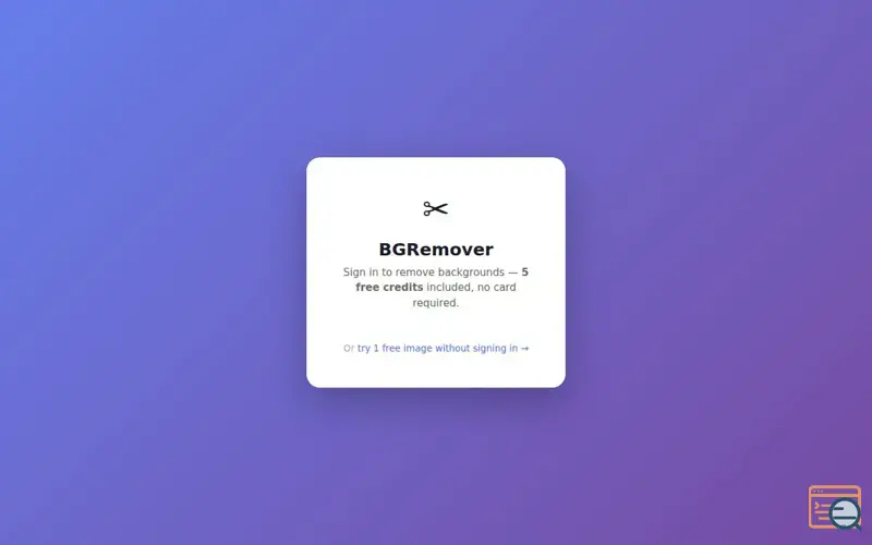 Screenshot of BGRemover