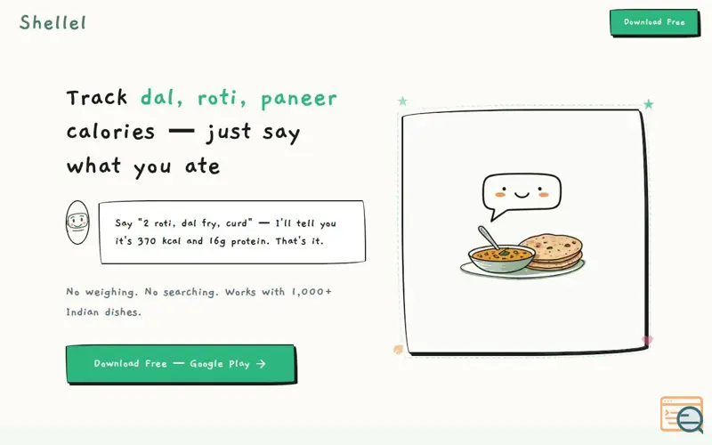 Screenshot of Shellel