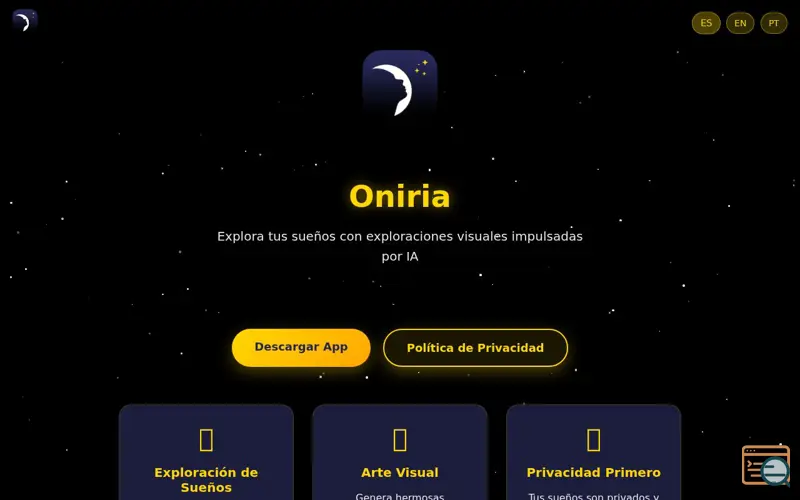Screenshot of Oniria
