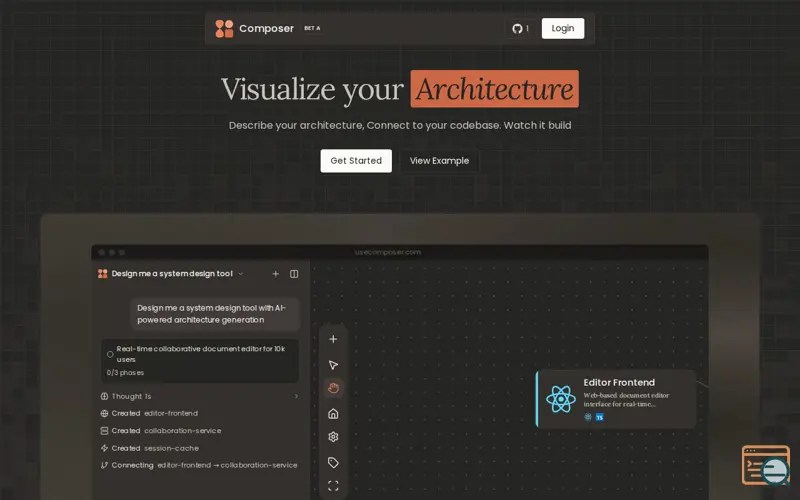 Screenshot of Composer