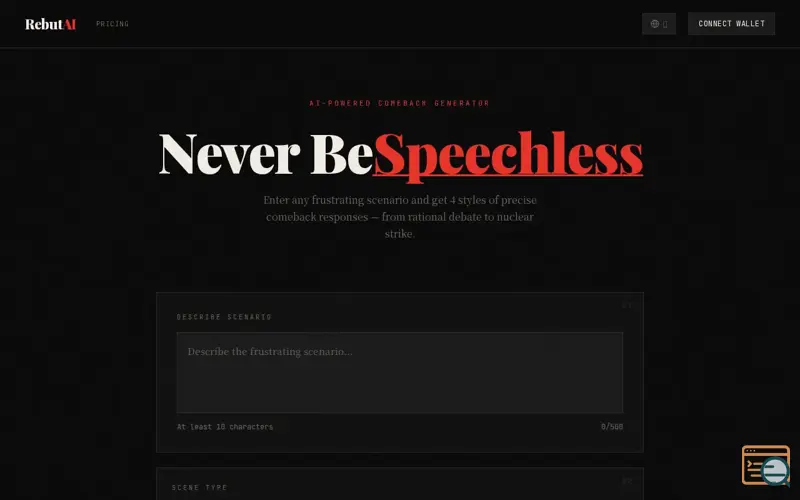 Screenshot of RebutAI