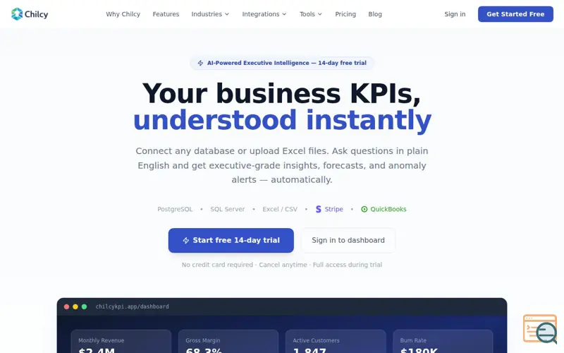 Screenshot of Chilcy