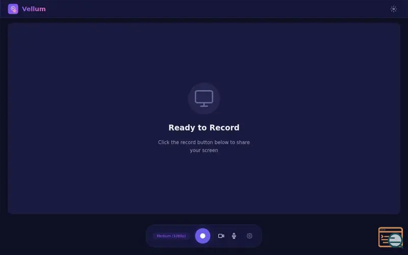 Screenshot of Vellum