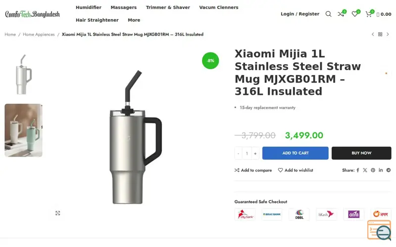 Screenshot of Comfo Tech Bangladesh