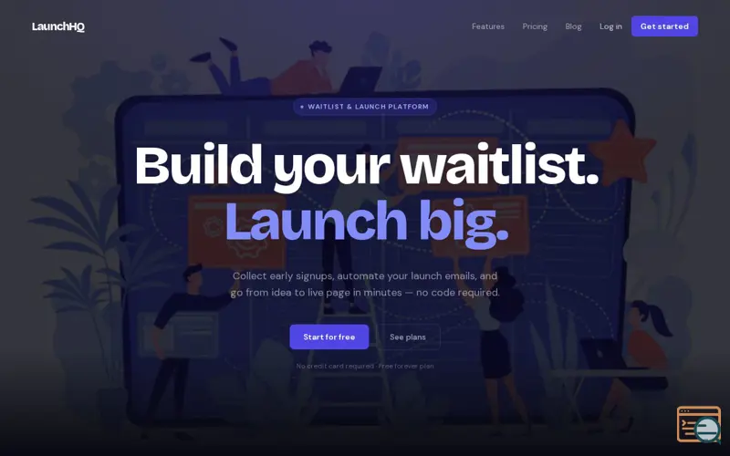 Screenshot of LaunchHQ