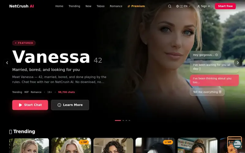 Screenshot of NetCrush AI