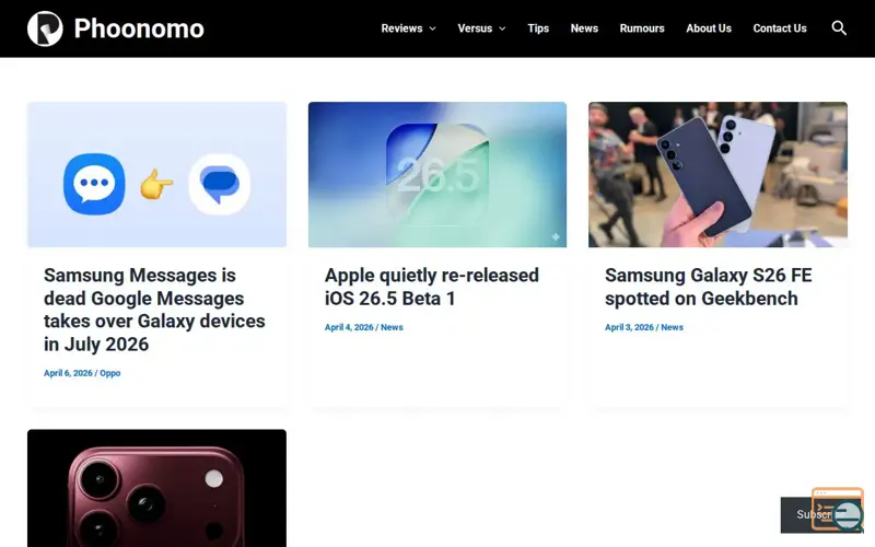 Screenshot of Phoonomo