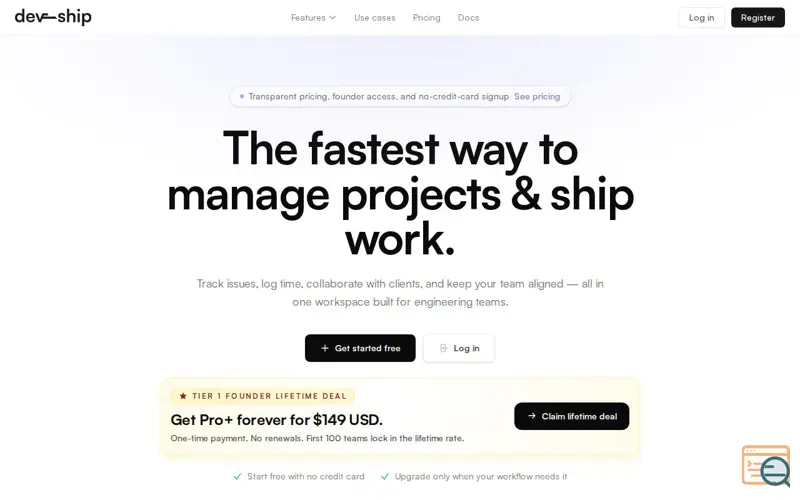 Screenshot of DevShip