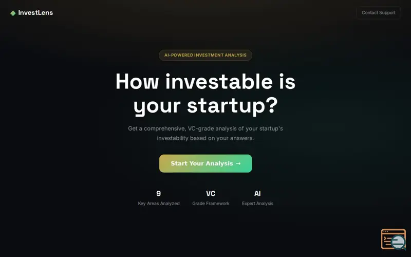 Screenshot of Invest Lens