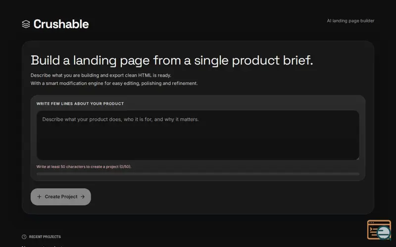 Screenshot of Crushable
