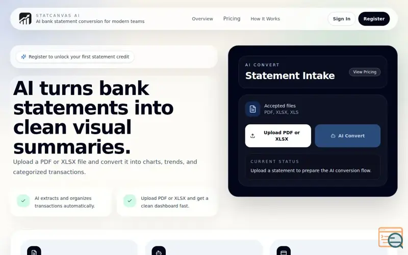 Screenshot of StatCanvas AI