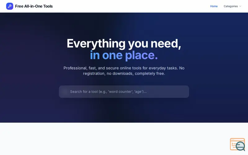 Screenshot of free-toolify-hub