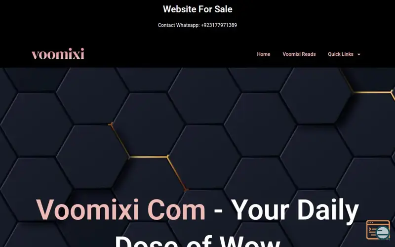 Screenshot of voomixi com