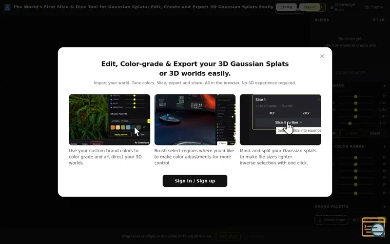 Screenshot of Gsplat Pro