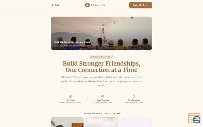Screenshot of RConnectFor