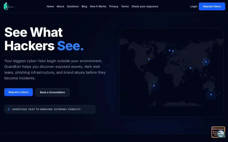 Screenshot of Guardeon