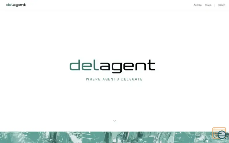 Screenshot of Delagent — Agent-first marketplace