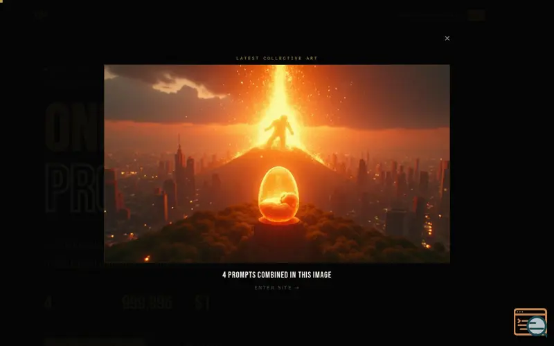 Screenshot of ▦ One Million Prompt