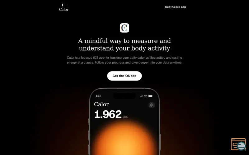 Screenshot of Calor