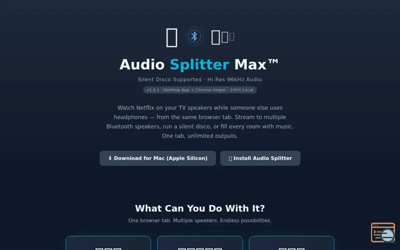 Screenshot of Audio Splitter