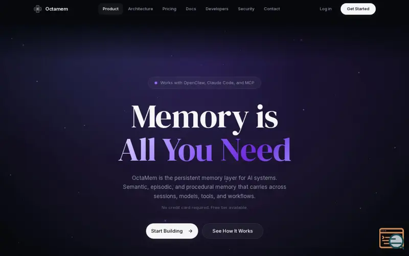 Screenshot of OctaMem