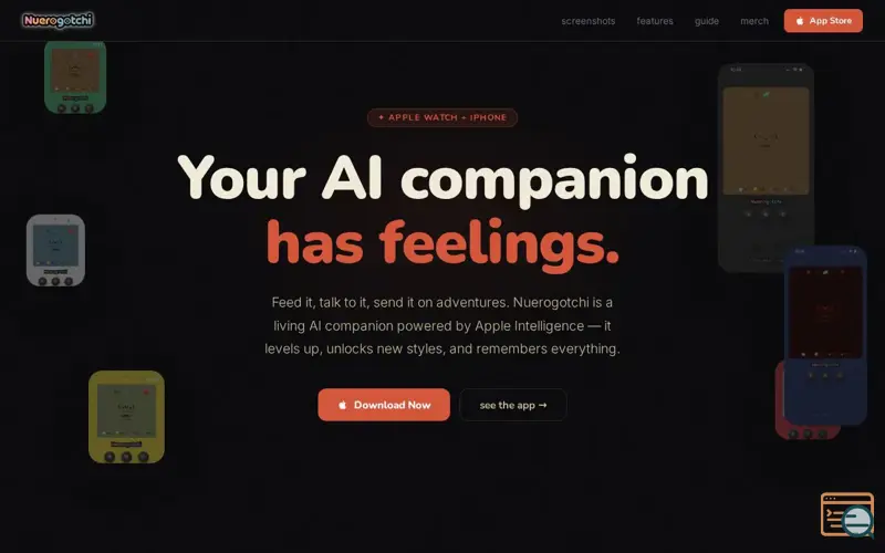 Screenshot of Nuerogotchi