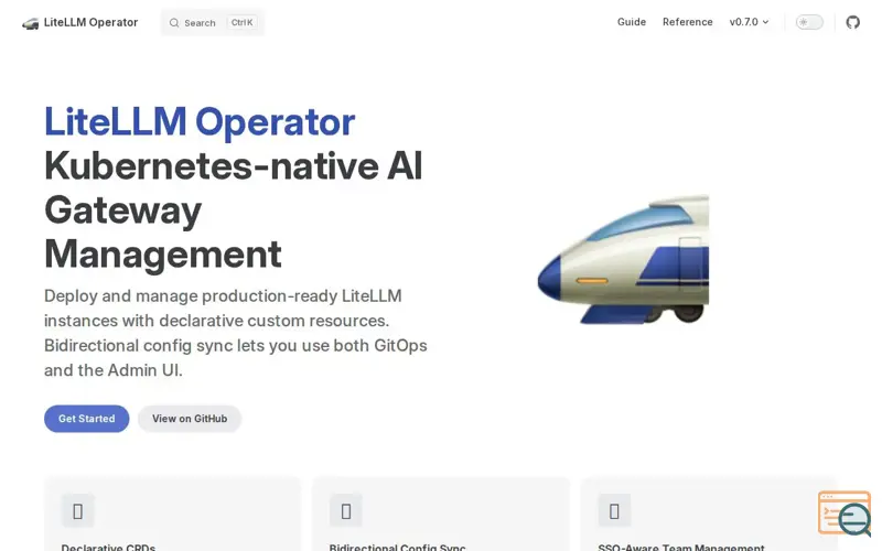 Screenshot of LiteLLM Operator