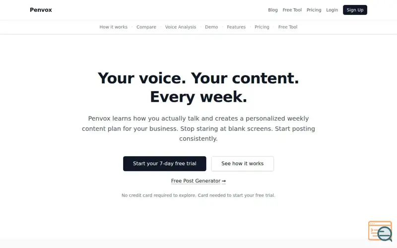 Screenshot of Penvox