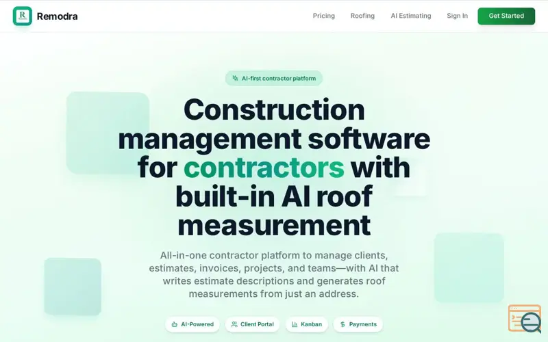 Screenshot of Remodra