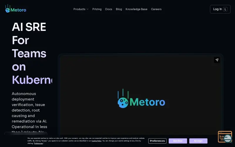 Screenshot of Metoro