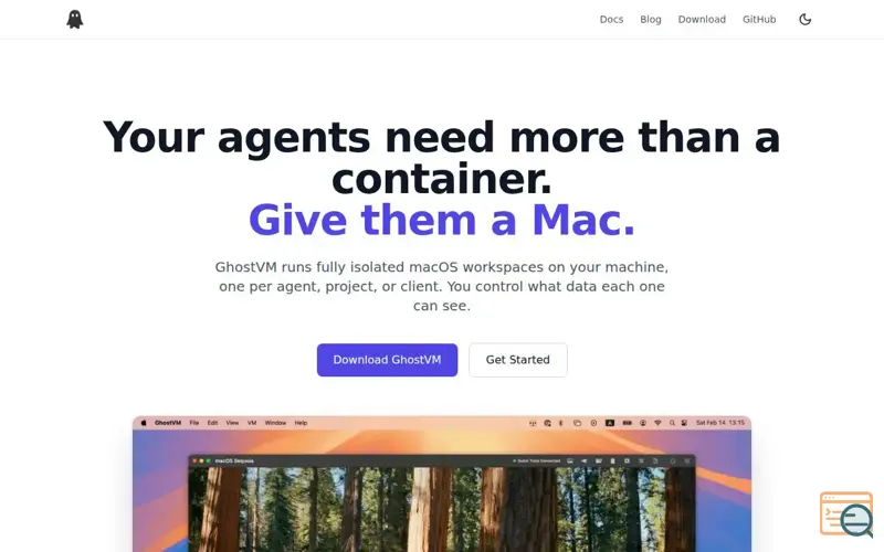 Screenshot of Sandbox AI Agents with Full macOS