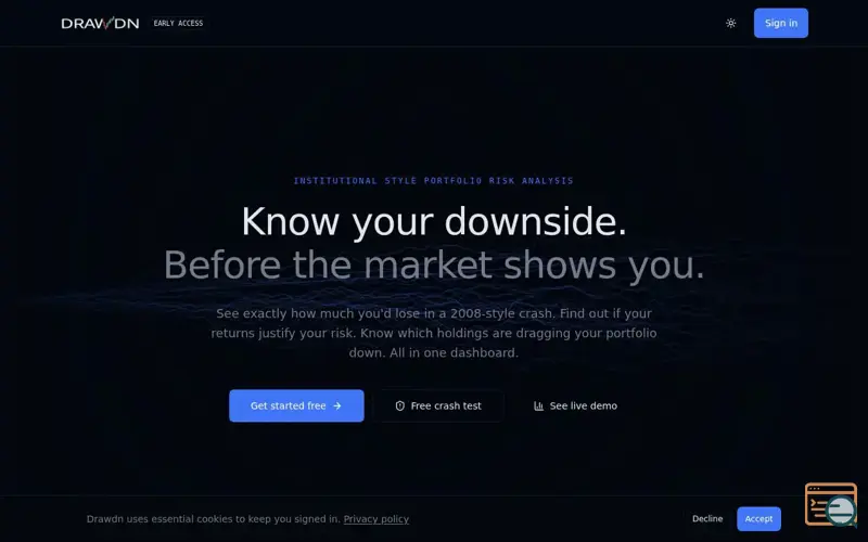 Screenshot of Drawdn