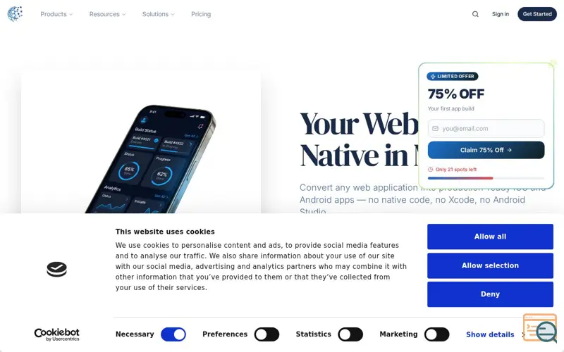 Screenshot of CapWrapper