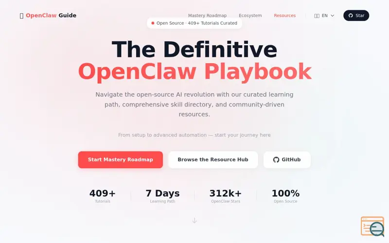Screenshot of OpenClaw Guide