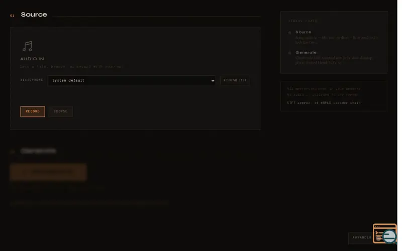 Screenshot of Bone-conduction-imitator