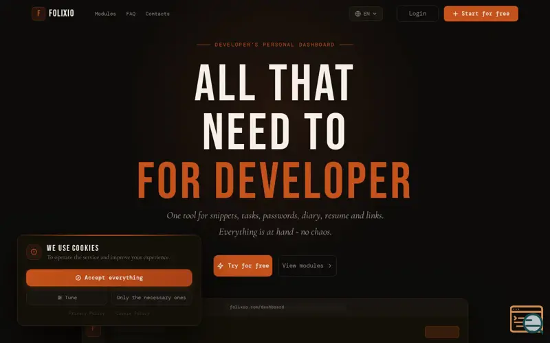 Screenshot of Folixio