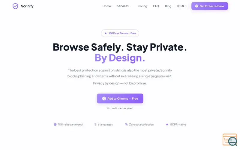 Screenshot of Sorinify