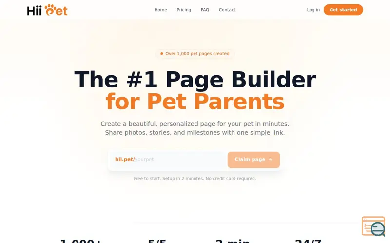 Screenshot of Hii Pet