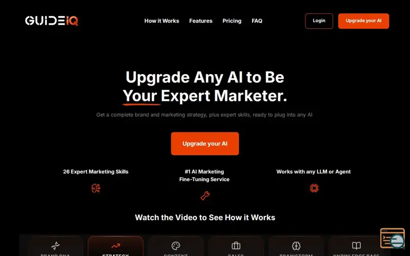 Screenshot of Guide IQ